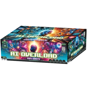 AI Overload by Encrypted Fireworks AI Overload 204 shot compound cake Encrypted Fireworks Scotland delivery
