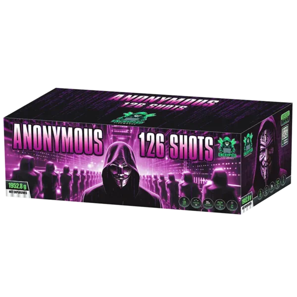 Anonymous 126 shot compound cake firework Scotland delivery