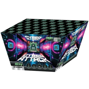 Cyber Attack 42 shot F2 barrage firework Scotland delivery