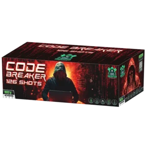 Code Breaker by Encrypted Fireworks – 126 Shot Compound Cake Code Breaker 126 shot compound cake firework Scotland delivery