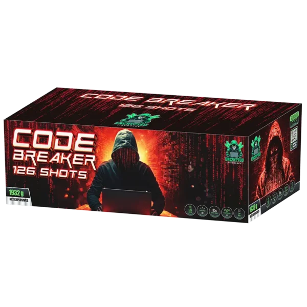 Code Breaker 126 shot compound cake firework Scotland delivery