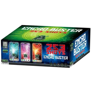 Encro Buster by Encrypted Fireworks – 253 Shot F3 Compound Cake Encro Buster 253 shot compound cake firework Scotland delivery