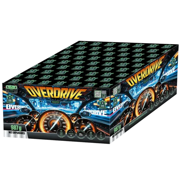 Overdrive 141 shot F3 barrage firework Scotland delivery