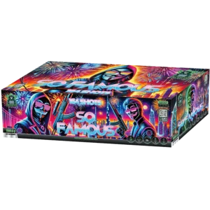 So Famous by Encrypted Fireworks – 164 Shot F2 Compound Cake So Famous 164 shot compound cake firework Scotland delivery