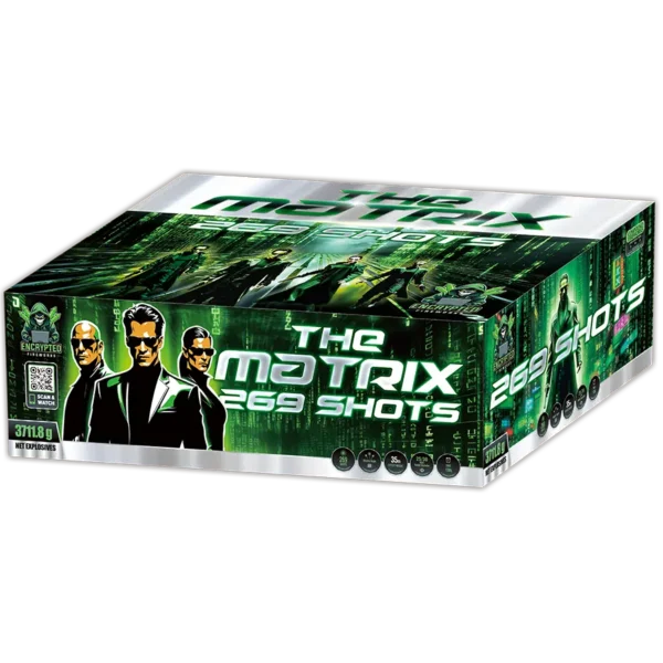 The Matrix 269 shot compound cake firework Scotland delivery