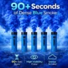 Blue-Smoke-Flare-5-Pack-Information.webp Blue Smoke Flare 90 Seconds – Wire Pull Colour Smoke Bomb